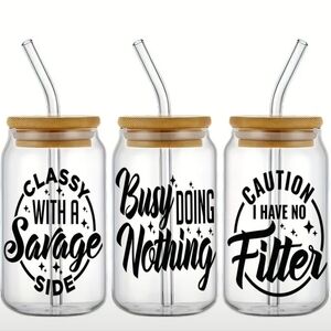 💣10 For $25💣♡set of 3 UV DTF stickers